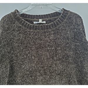 Seven For All Mankind Sweater Womens XXL Gray Knit Oversized Comfy Casual Top 2X